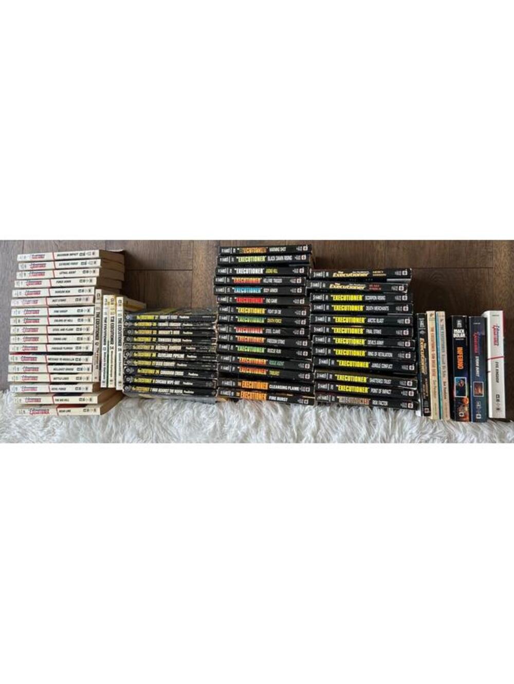 Don Pendleton's The Executioner Vintage PB Book Large Lot Of 64, NO DUPLICATES